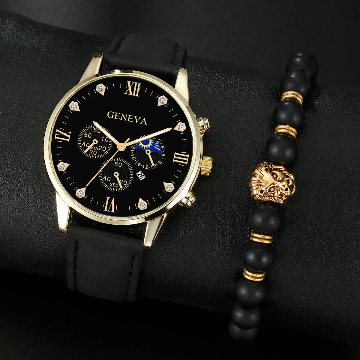 2PCS Men'sFashion Classic Quartz - Image 3