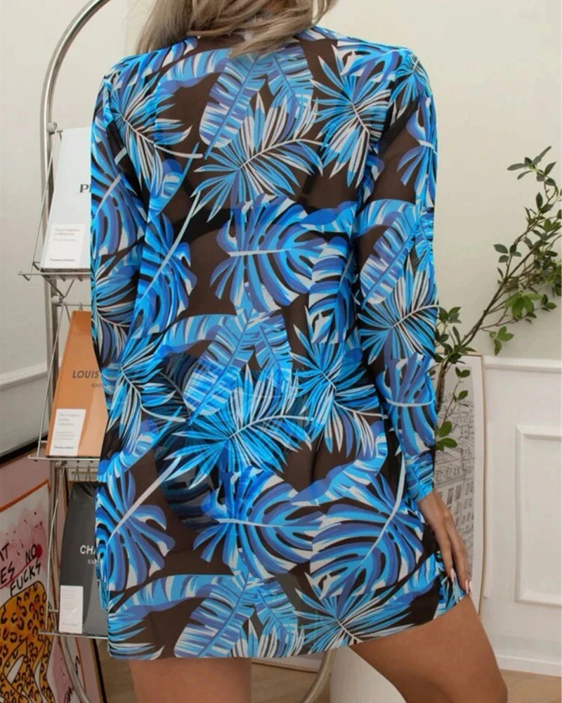 Beachwear Set - Tropicália Bikini + Beach Cover-Up - Image 6