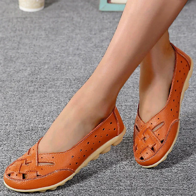Breathable Leather Loafers - Image 3