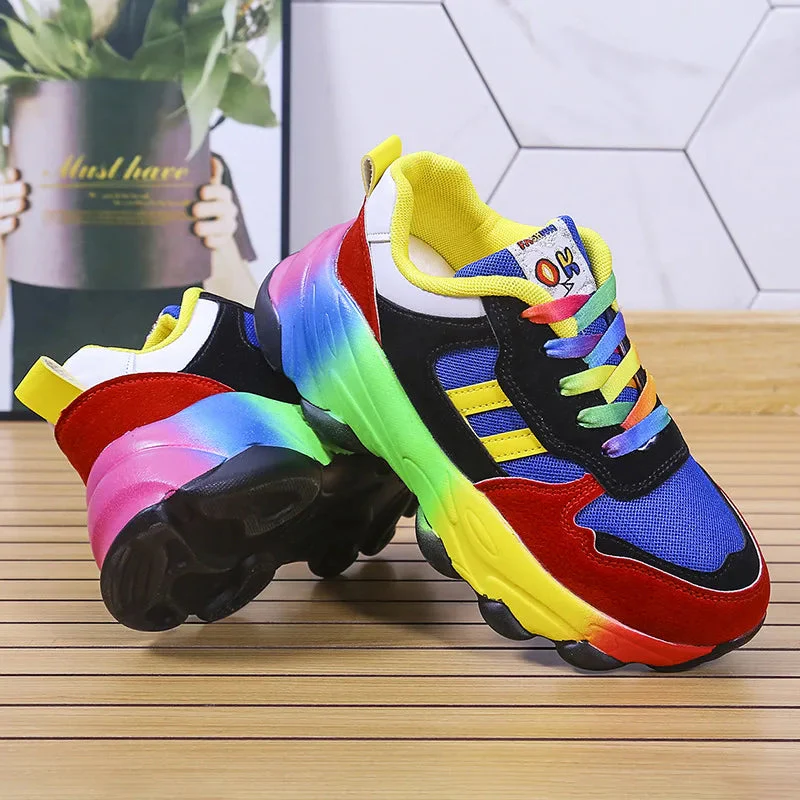 Ergonomic Rainbow Sneakers - Image 4