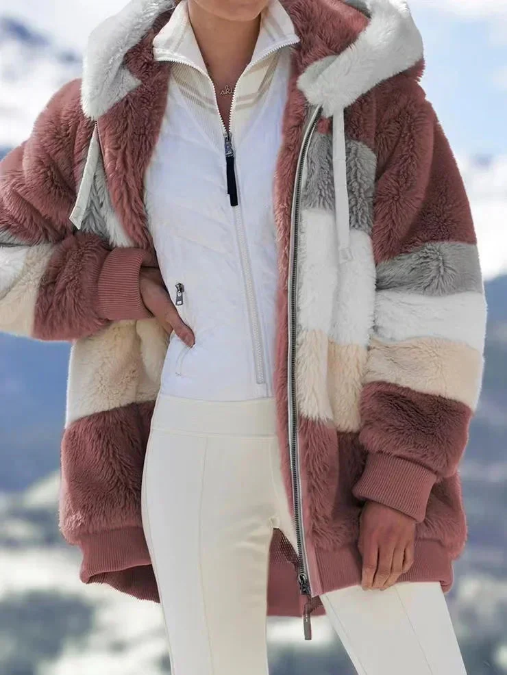 Lamb Wool Padded Coat - Image 3