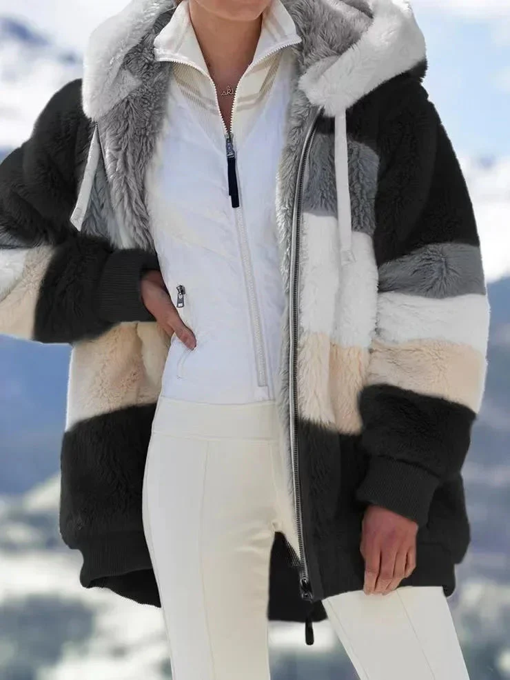 Lamb Wool Padded Coat - Image 5