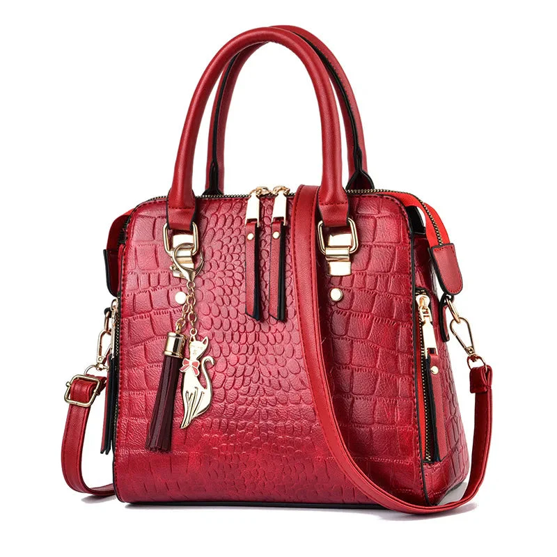Leather Bag Crocodile Design - Image 10
