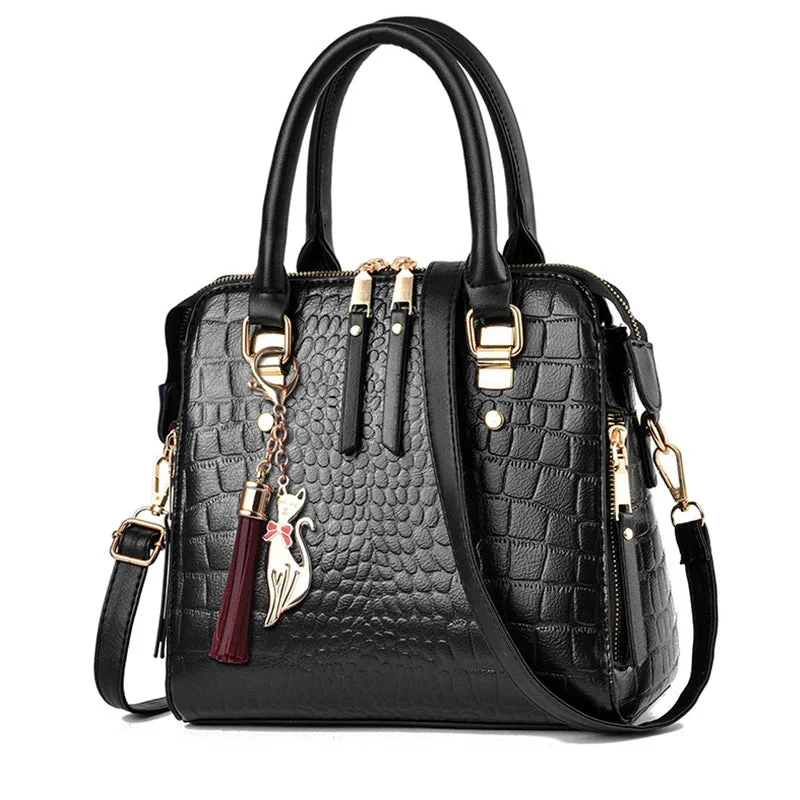 Leather Bag Crocodile Design - Image 7