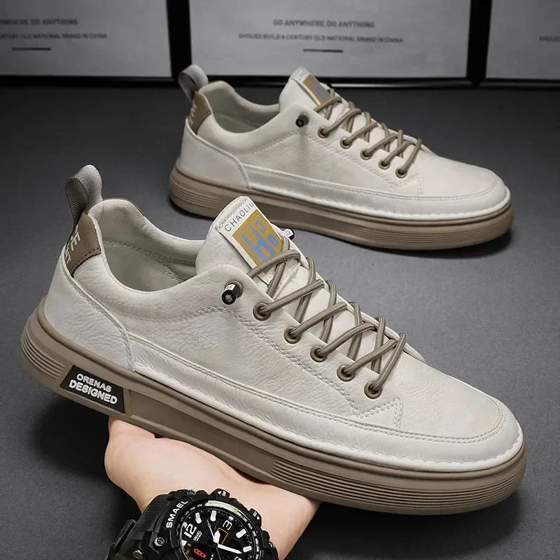 Orena Versatile Casual Leather Men's Shoes - Image 2