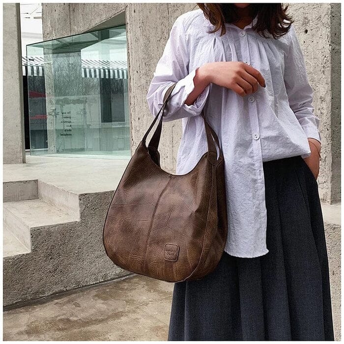 Vintage Leather Women's Handbag - Image 10