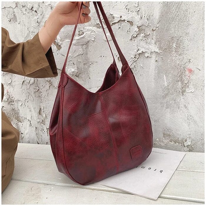 Vintage Leather Women's Handbag - Image 12