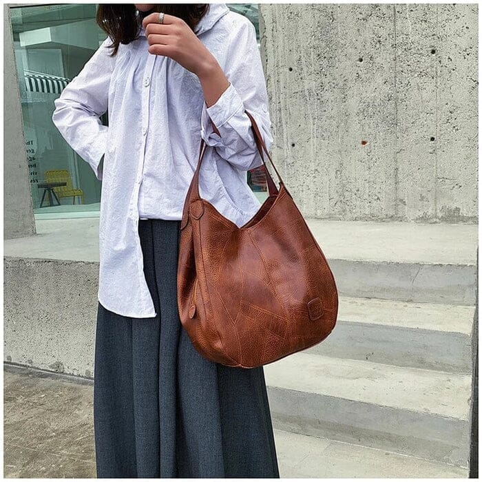 Vintage Leather Women's Handbag - Image 13