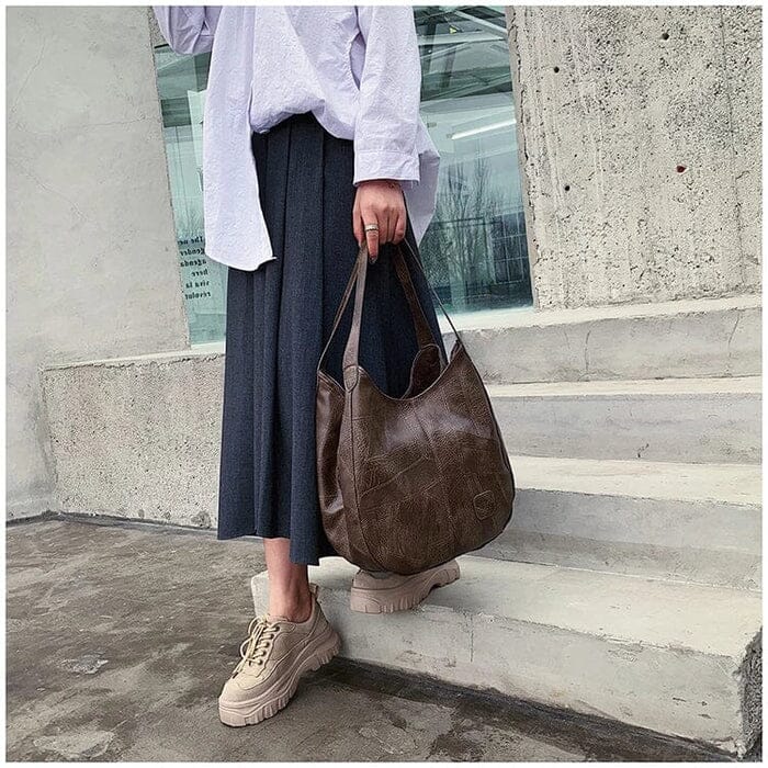 Vintage Leather Women's Handbag - Image 15