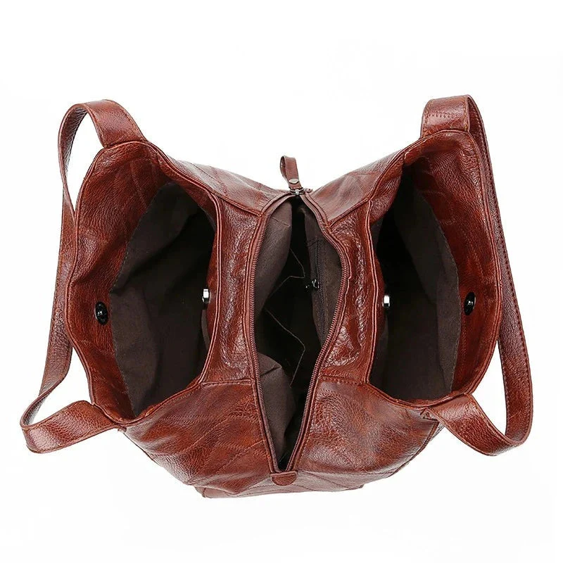 Vintage Leather Women's Handbag - Image 19