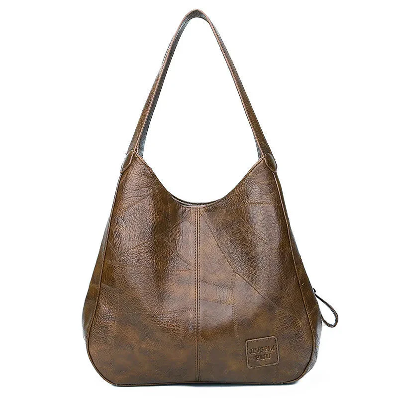 Vintage Leather Women's Handbag - Image 20