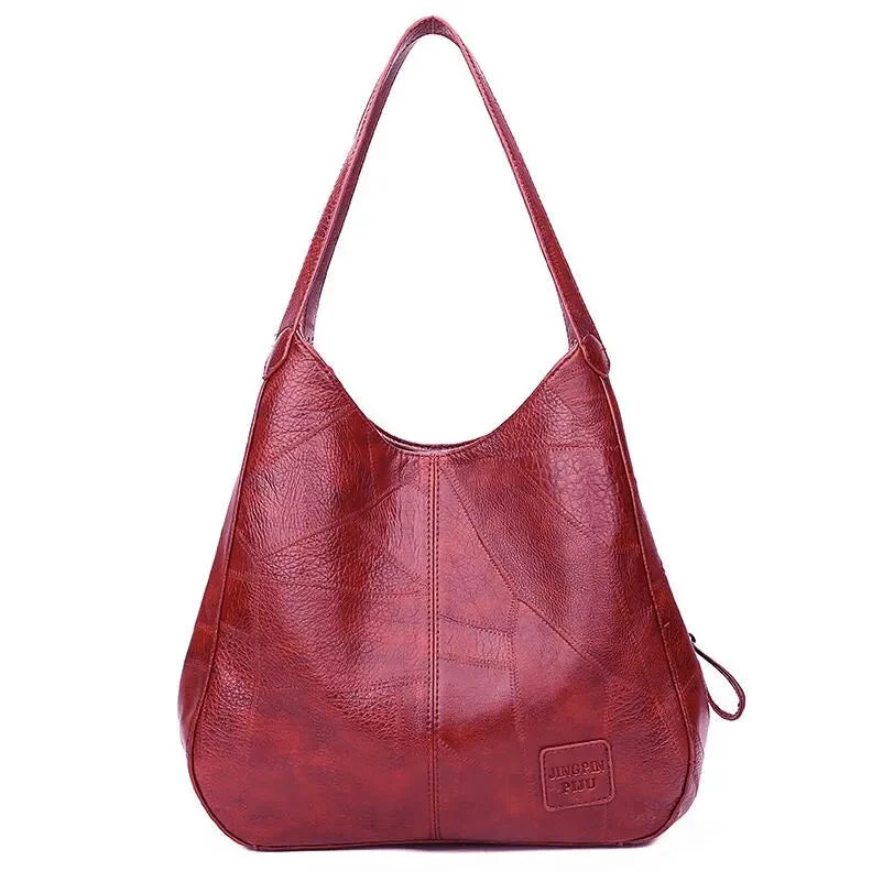 Vintage Leather Women's Handbag - Image 22