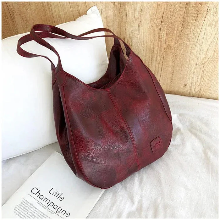 Vintage Leather Women's Handbag - Image 25