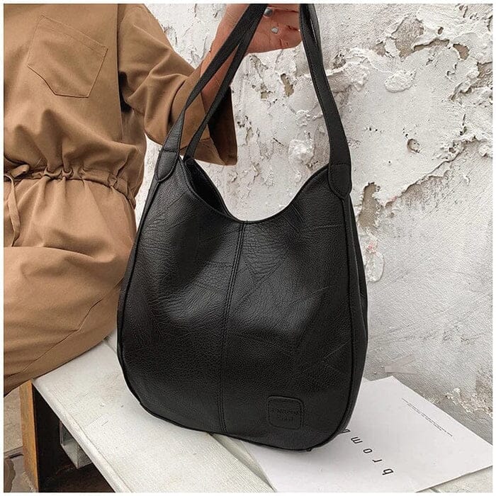 Vintage Leather Women's Handbag - Image 4