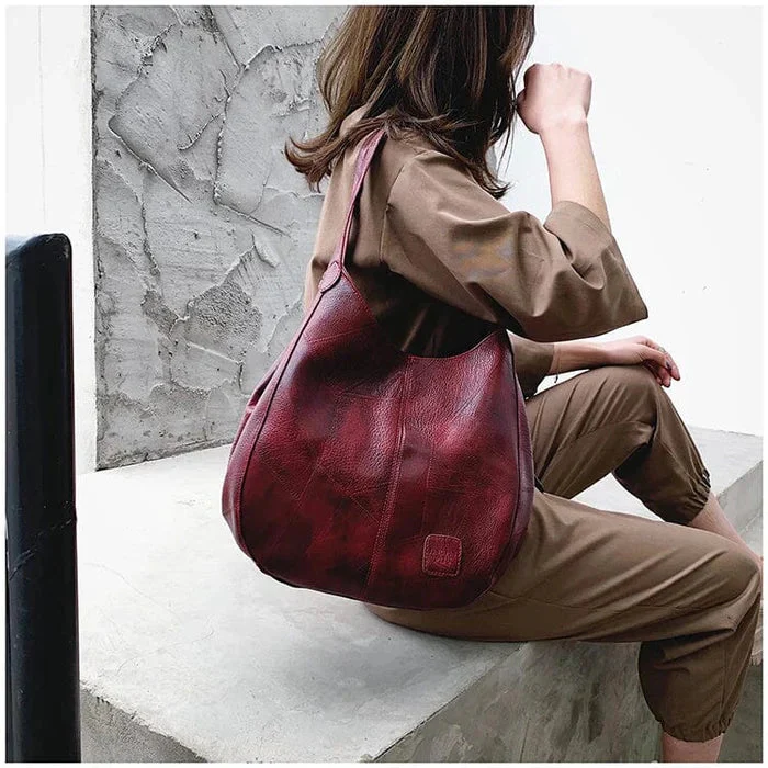 Vintage Leather Women's Handbag - Image 5