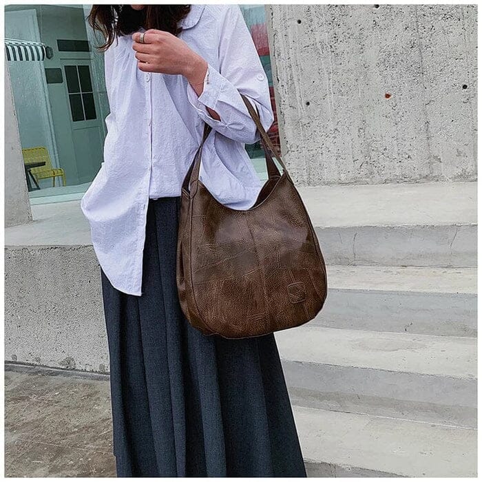 Vintage Leather Women's Handbag - Image 6