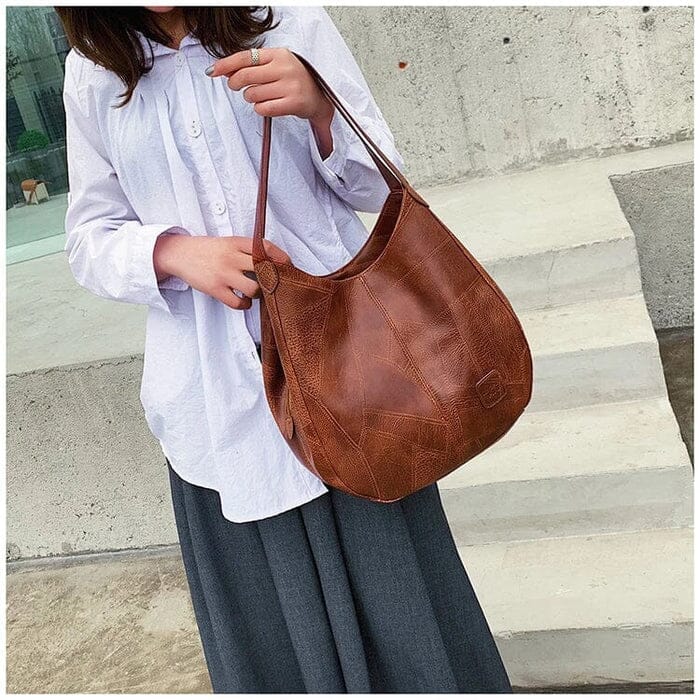 Vintage Leather Women's Handbag - Image 7