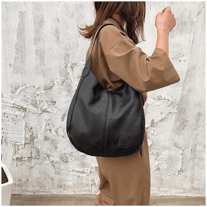 Vintage Leather Women's Handbag - Image 9