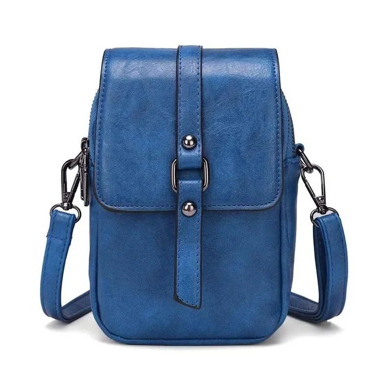 Vintage Multi-Functional Soft Leather Shoulder Bag - Image 12