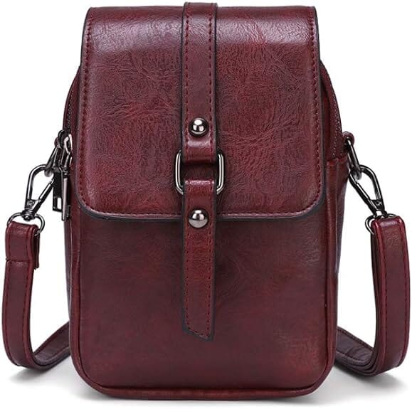 Vintage Multi-Functional Soft Leather Shoulder Bag - Image 14