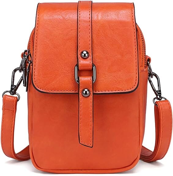 Vintage Multi-Functional Soft Leather Shoulder Bag - Image 17
