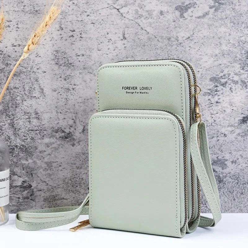 Small Leather Crossbody Bag/Mini Messenger Shoulder Purse LUXURY - Image 3
