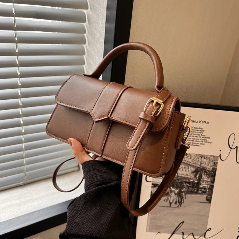 Zra – Women's Leather Shoulder Bag - Image 15